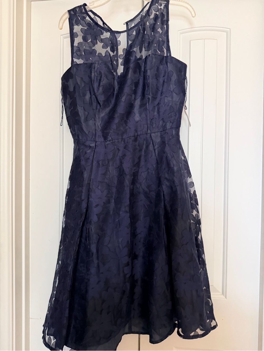 Maggy London Dress with floral overlay